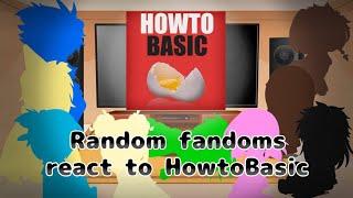 Random fandoms react to HowtoBasic / GCRV