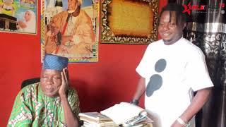 Baba AJERE prays extensively for his fans when kunle Afod visited him in his office