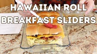 Hawaiian Roll Breakfast Sliders