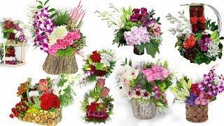 Top 10 best bouquet in wood box || Styles flowers arrangement with Wood box