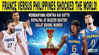 GILAS PILIPINAS vs FRANCE - Kai Sotto Unstoppable Buzzer Beater! 2k Simulation Game