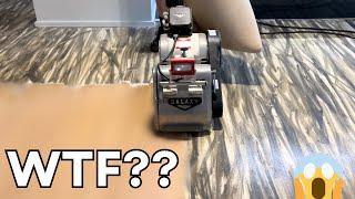 This floor was CRAZY!  | Hardwood Floors Restoration