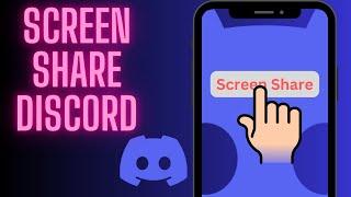 How to screen share guide on discord server mobile or iphone - discord screen share tutorial