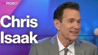 Chris Isaak Serenades TV Host Live On Air