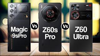 Redmagic 9s Pro Vs Zte Nubia Z60s Pro Vs Zte Nubia Z60 Ultra