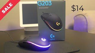 Logitech G203 LIGHTSYNC Gaming Mouse (UNBOXING+REVIEW)!!