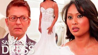 Bride Is Forced To Try A Lace Dress After Saying She Hates It | Say Yes To The Dress