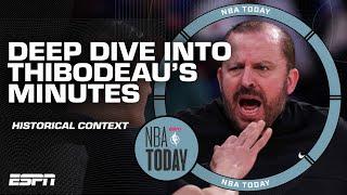 Is Tom Thibodeau giving the Knicks' starters TOO MANY MINUTES?!  Chris Herring gives background