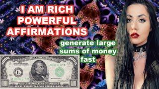 Powerful Affirmations to generate LARGE SUM OF MONEY//It works like magick!