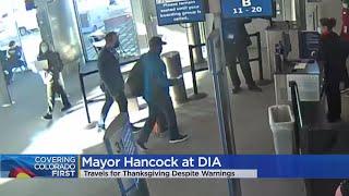 Video Shows Denver Mayor Michael Hancock At DIA Before Boarding Plane For Thanksgiving