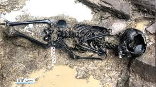 Skeleton of Viking child discovered during excavation in Dublin