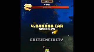 Top 8 Fastest Cars In Primal Pursuit.#primal#pursuit#roblox#edit.