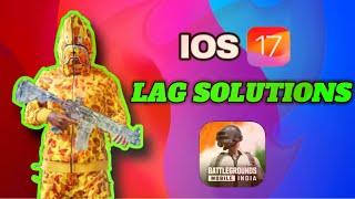 Bgmi All Iphones Lag Fix | ios 17 Lag Fix In Iphone | Bgmi Lag fix | Fps Drop Fix | Iphone Lag Issue