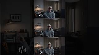 Aperture and how it affects your image and depth of field! #videography #contentcreation