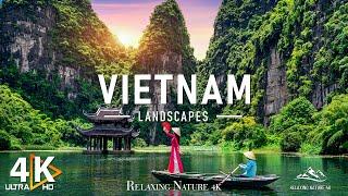 VIETNAM 4K - Amazing Beautiful Nature Scenery with Relaxing Music 4K ULTRA HD