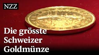 Unter dem Hammer: Die grösste Schweizer Goldmünze