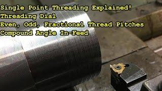 Saturday Night Special 144 Part 2: Single Point Threading, Thread Dial, Even/Odd Pitch