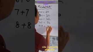 Bright side mental math #mathtricks #viralvideo #shorts