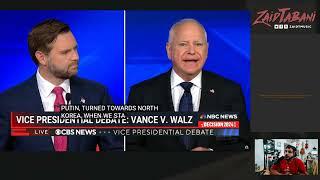 DEBATE WATCH 2024:  WALZ VS VANCE