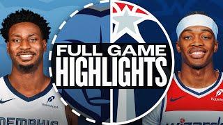 GRIZZLIES at WIZARDS | FULL GAME HIGHLIGHTS | December 8, 2024