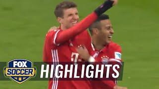 Bayern Munich vs. VfL Wolfsburg | 2016–17 Bundesliga Highlights