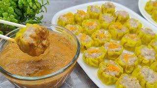 DIMSUM SAUS CREAMY  BOLOGNESE VIRAL ! COBAIN YA ENAK TAU DIMSUM ALA JINJI