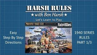 Harsh Rules: Let's Learn to Play - Axis & Allies: Pacific 1940