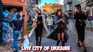 Fall in love with Lviv: Lesia Ukrainka Street under the Glow of the Sunset [4k Virtual Walk]