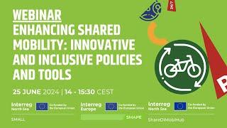 Webinar- Innovative and inclusive policies and tools for shared mobility (SMAPExSDMHxSMALL)