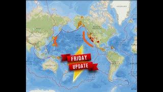 Friday Earthquake update. Activity along the Izu Trench. California activity. 10/18/2024