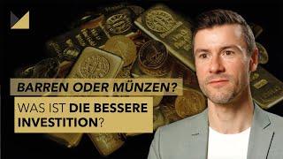 Goldbarren kaufen oder Goldmünzen – Was ist die beste Wahl für Ihre Investition?