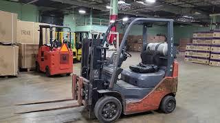 Toyota Forklift 6000 Pound Lift Capacity With Clamp - Lift Tilt - Up / Down 19,000 Hrs.