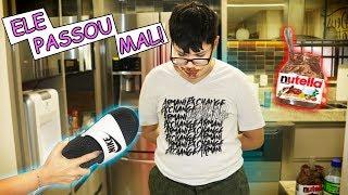 V.GABRIEL COMEU TODA NUTELLA  ( ELE PASSOU MAL!) Erlania Pontes
