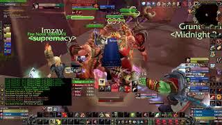 Heroic Rampart - TBC Classic Prot war tank pov melee group