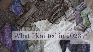 What I knitted in 2023 | The Wolblom Knitting Podcast  *special episode*