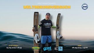 Weltrekordversuch LIVE: 24-Stunden-Wasserski-Marathon mit Matthias Rumpel bis ans Limit! (Neu)