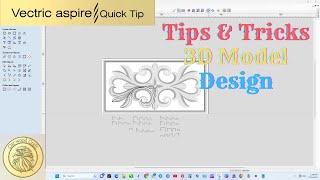 Tips & Tricks 3D Model Design || aspire 3d modeling, || aspire 9.5.