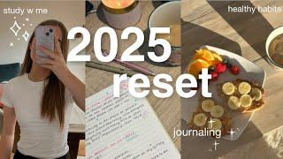 productive vlog | reset & prep for a new year