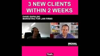 David Rapalski Client Testimonial - Michal Bohanes Alpha Lead Academy - Clip1