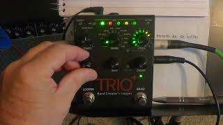 Digitech Trio Plus + Band Creator Tutorial for Triad learning