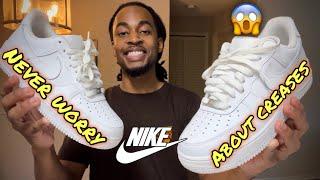 HOW TO UNCREASE AIR FORCE 1 (Never Worry About Creases Again)