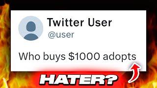 Twitter UPSET Over $1000 Character Adopt...