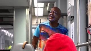 Man Singing on RTA Rapid Transit Train