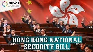 Hong Kong unanimously passes new national security law