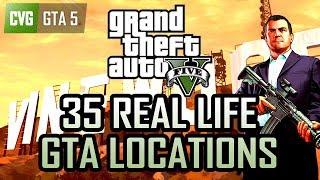 GTA 5 vs Real Life - 35 Real Life Locations Compared!