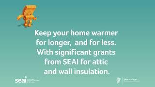 Apply for SEAI Grants for Attic and Wall Insulation