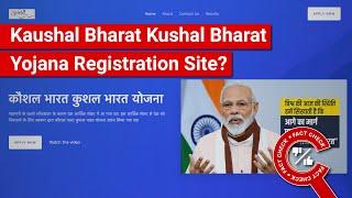 FACT CHECK: Register for Kaushal Bharat Kushal Bharat Yojana on kbkbygov.online?