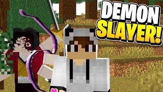 BECOMING A DEMON SLAYER IN MINECRAFT! With @DabBoyYt