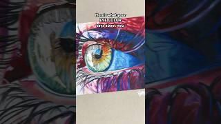 This trend but ART VERSIONWhat your eye color says about you: pt. 2 #shorts #art #viral #fyp