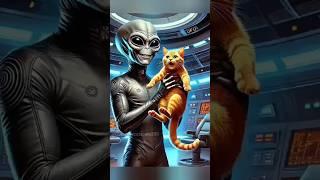 Hero Kitten vs. Aliens: The Battle to Save Earth #cats #kitten #alien #youtubeshorts #ai